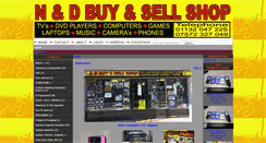 Desktop Screenshot of ndbuysellshop.com